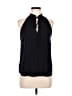 A.L.C. 100% Silk Black Sleeveless Silk Top Size 6 - photo 1