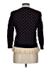 Maison Jules 100% Cotton Polka Dots Black Cardigan Size L - photo 2