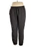 FLX Solid Gray Casual Pants Size XL - photo 1