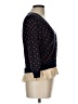 Maison Jules 100% Cotton Polka Dots Black Cardigan Size L - photo 4