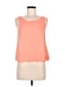 Double Zero 100% Polyester Orange Sleeveless Top Size M - photo 1