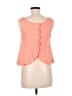 Double Zero 100% Polyester Orange Sleeveless Top Size M - photo 2