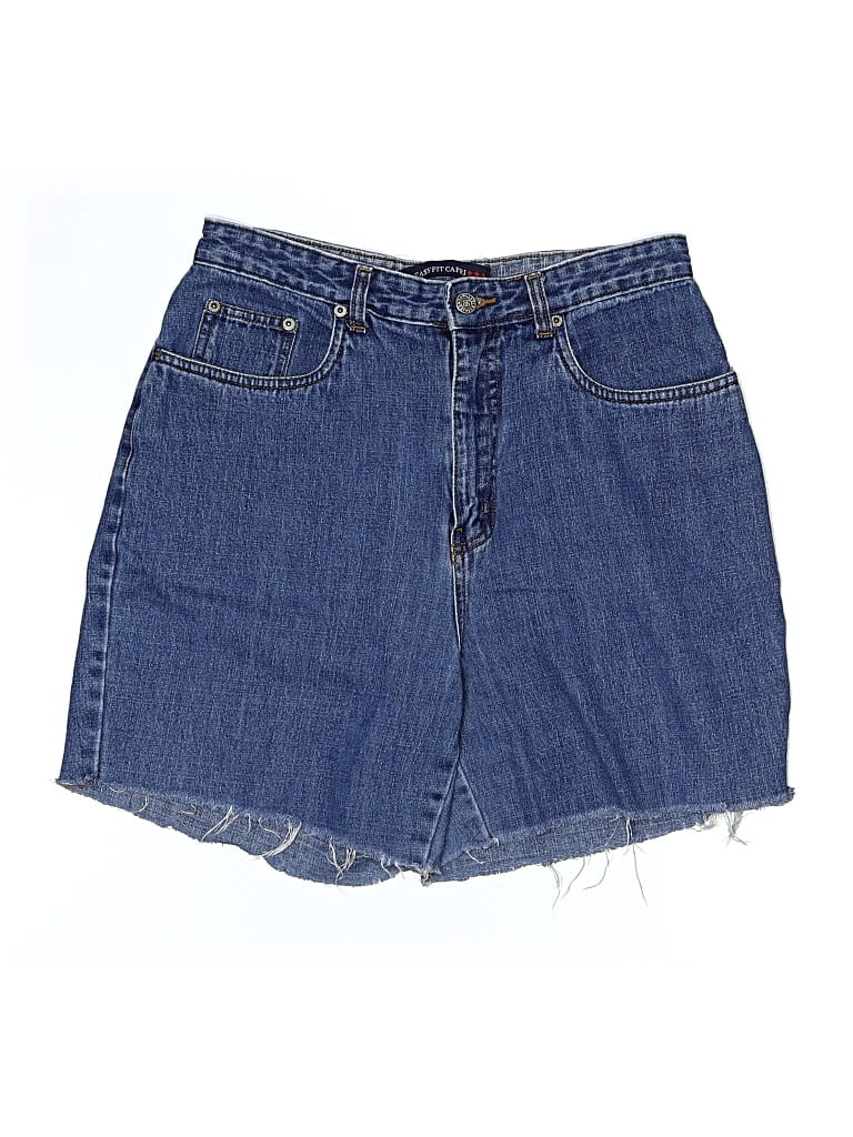Pre-owned Bill Blass Denim Shorts In Blue