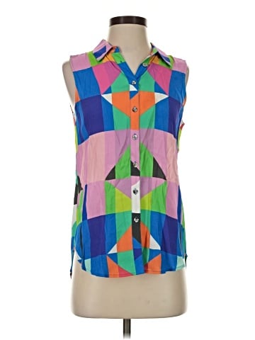 Mara Hoffman Sleeveless Button-Down Shirt (view 1)