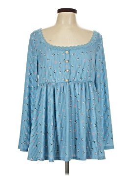 Shein Curve Long Sleeve Blouse