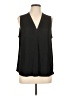 Vince Camuto 100% Polyester Black Sleeveless Blouse Size L - photo 1