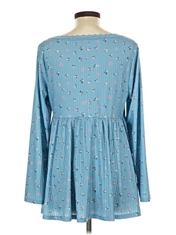 Shein Curve Long Sleeve Blouse (view 2)