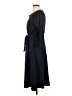 Lands' End Solid Black Casual Dress Size L - photo 5