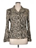 St. John Collection by Marie Gray Animal Print Snake Print Tan Gold Blazer Size 14 - photo 1