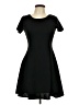 Olivia Rae Solid Black Casual Dress Size L - photo 1