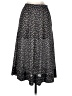 Assorted Brands 100% Polyester Floral Black Casual Skirt Size S - photo 2