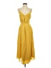 Hinge Yellow Casual Dress Size XS - photo 1