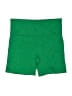 colsie Solid Green Shorts Size S - photo 1