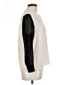 Sandro 100% Polyester Color Block Ivory 3/4 Sleeve T-Shirt Size Lg (3) - photo 4