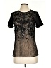 Jason Wu Stars Black Short Sleeve Top Size XS - photo 1