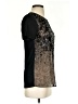 Jason Wu Stars Black Short Sleeve Top Size XS - photo 4