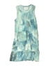 Sol Angeles Tie-dye Teal Dress Size 14 - photo 1