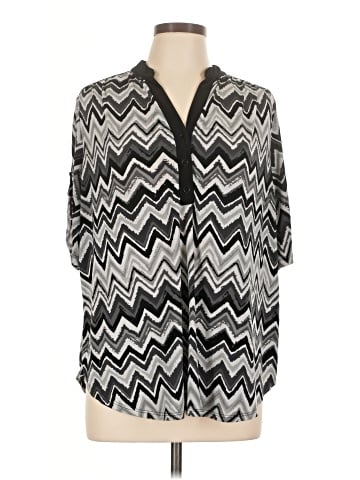 Perseption 3/4 Sleeve Blouse (view 1)