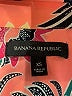 Banana Republic 100% Polyester Print Orange Long Sleeve Blouse Size XS - photo 7