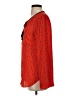 Libby Edelman 100% Polyester Red Long Sleeve Blouse Size S - photo 5