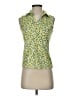 J. McLaughlin Yellow Sleeveless Button-Down Shirt Size XS - photo 1