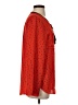 Libby Edelman 100% Polyester Red Long Sleeve Blouse Size S - photo 4