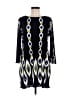 Alfani 100% Polyester Graphic Black Casual Dress Size M - photo 1