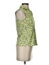 J. McLaughlin Yellow Sleeveless Button-Down Shirt Size XS - photo 4