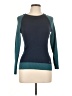 Assorted Brands 100% Cotton Color Block Teal Pullover Sweater Size 10 - 12 - photo 1