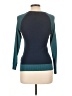 Assorted Brands 100% Cotton Color Block Teal Pullover Sweater Size 10 - 12 - photo 2