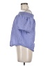 J.Crew 100% Cotton Blue Short Sleeve Blouse Size 8 - photo 5