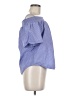 J.Crew 100% Cotton Blue Short Sleeve Blouse Size 8 - photo 4