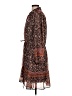1.State Paisley Brown Casual Dress Size L - photo 5