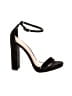Wild Diva Black Sandals Size 6 1/2 - photo 1
