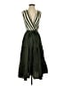 Unbranded Stripes Green Cocktail Dress Size S (estimated) - photo 1