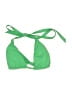 TANlines by Sivan Ayla Solid Green Swimsuit Top Size M - photo 1