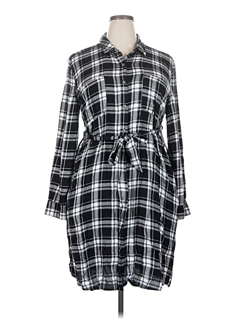 Pre-owned Style & Co Casual Dress In Gray