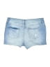 Maurices Graphic Blue Denim Shorts Size 15 - 16 - photo 2