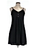Shein Solid Black Casual Dress Size L - photo 1