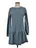 Unbranded Solid Teal Casual Dress Size XS - photo 1
