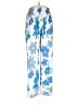 Unbranded Floral Blue Casual Pants Size L - photo 1