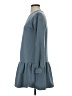 Unbranded Solid Teal Casual Dress Size XS - photo 5