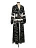 Unbranded 100% Polyester Print Black Casual Dress Size S - photo 1