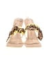 Cape Robbin Animal Print Ivory Sandals Size 9 - photo 2