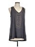 Knox Rose Gray Sleeveless Top Size L - photo 1