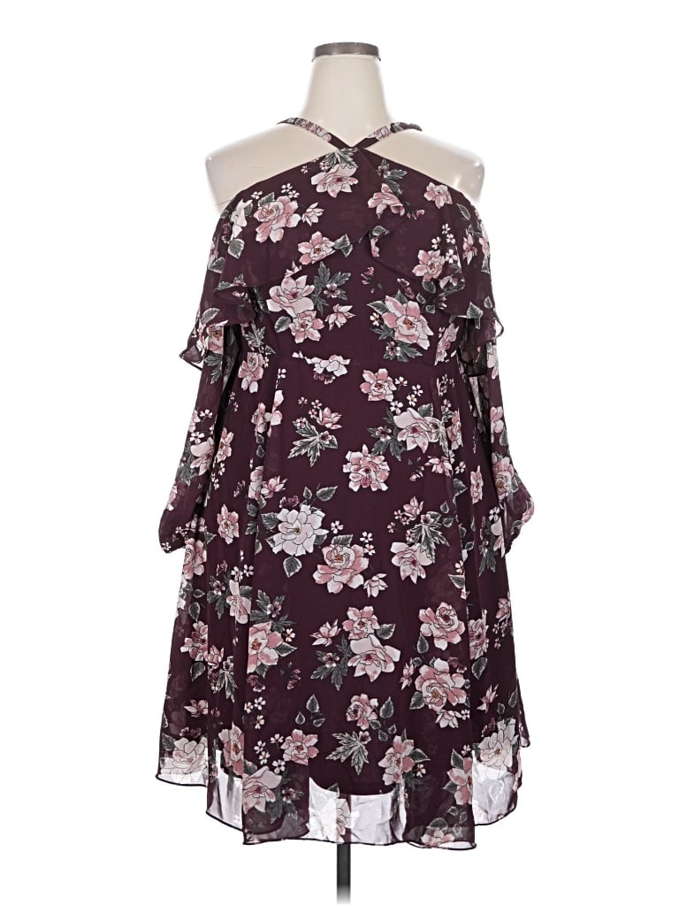 Pre-owned Torrid Casual Dress In Burgundy