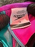 Speedo Purple One Piece Swimsuit Size 14 - photo 3