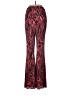 ASOS Design 100% Polyester Animal Print Red Casual Pants Size 8 - photo 2