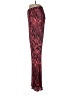 ASOS Design 100% Polyester Animal Print Red Casual Pants Size 8 - photo 5