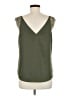 Express 100% Polyester Green Sleeveless Blouse Size M - photo 2
